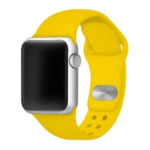 Apple Compatible Silicone Yellow Watchband